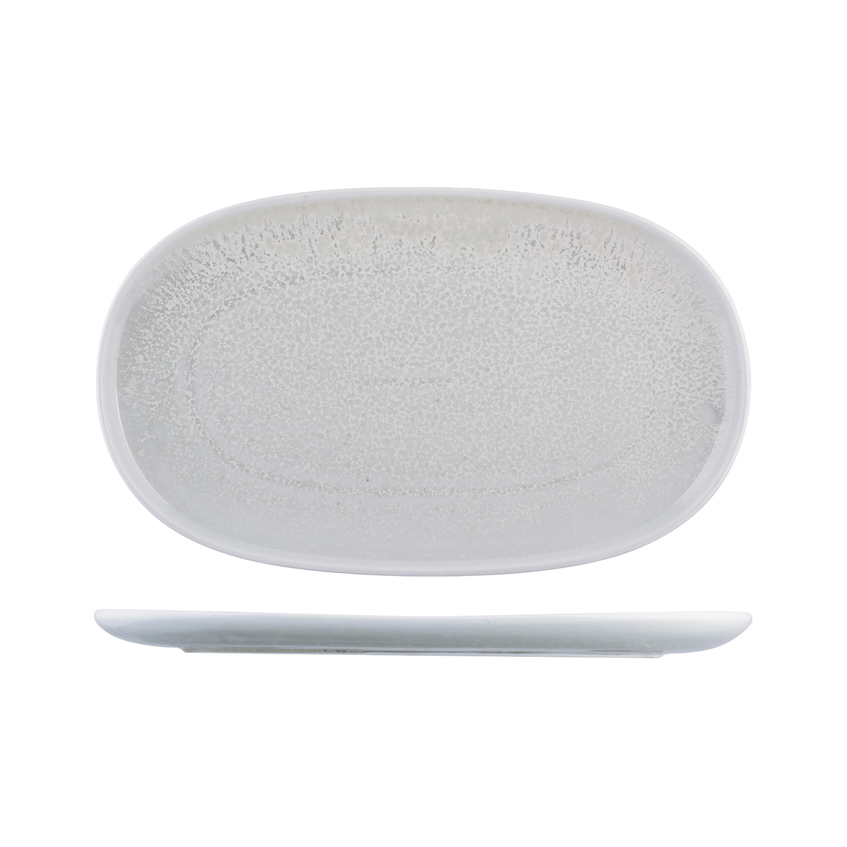 Moda Porcelain Willow Oval Coupe Plate-405X240mm 