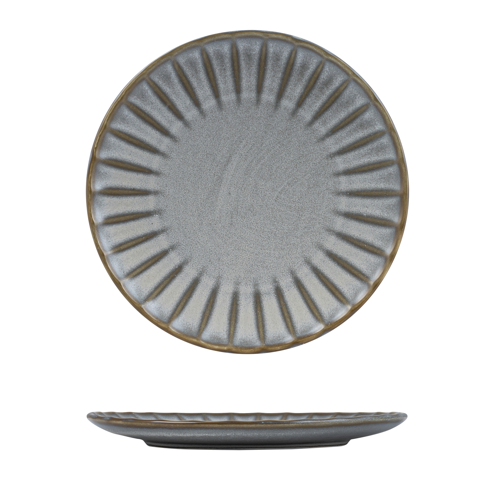 Moda Porcelain Chic Round Plate-260mm Ø Scallop 