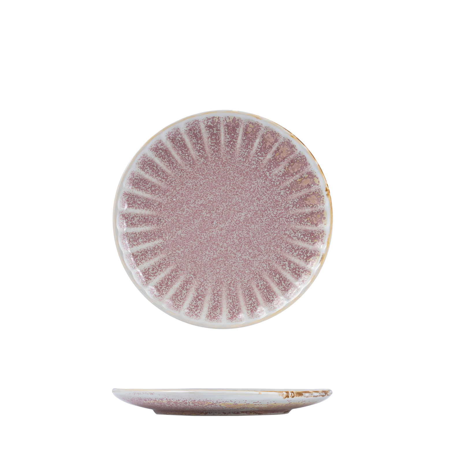 Moda Porcelain Icon Round Plate-205mm Ø Scallop 