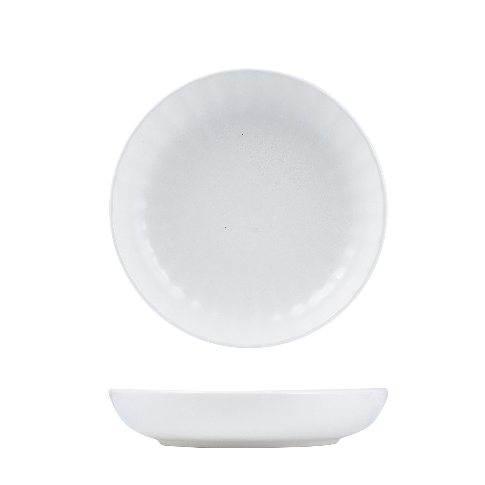 Moda Porcelain Snow Share Bowl - 230mm Ø Scallop 