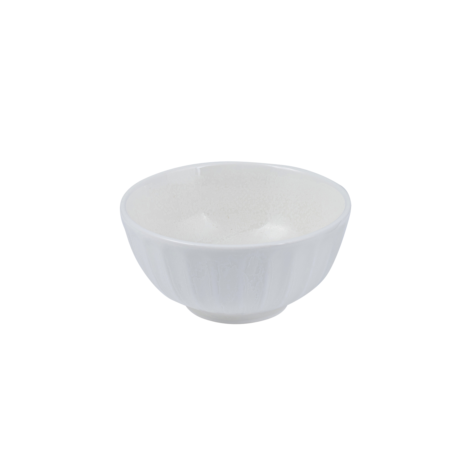 Moda Porcelain Snow Round Bowl-115mm Ø Scallop 