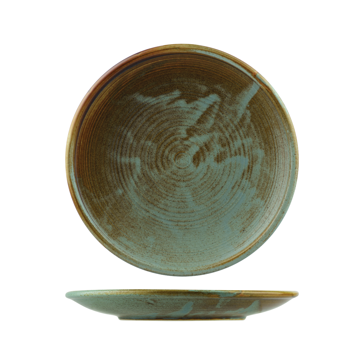 Moda Porcelain Fired Earth Coupe Plate-260mm Ø Nourish