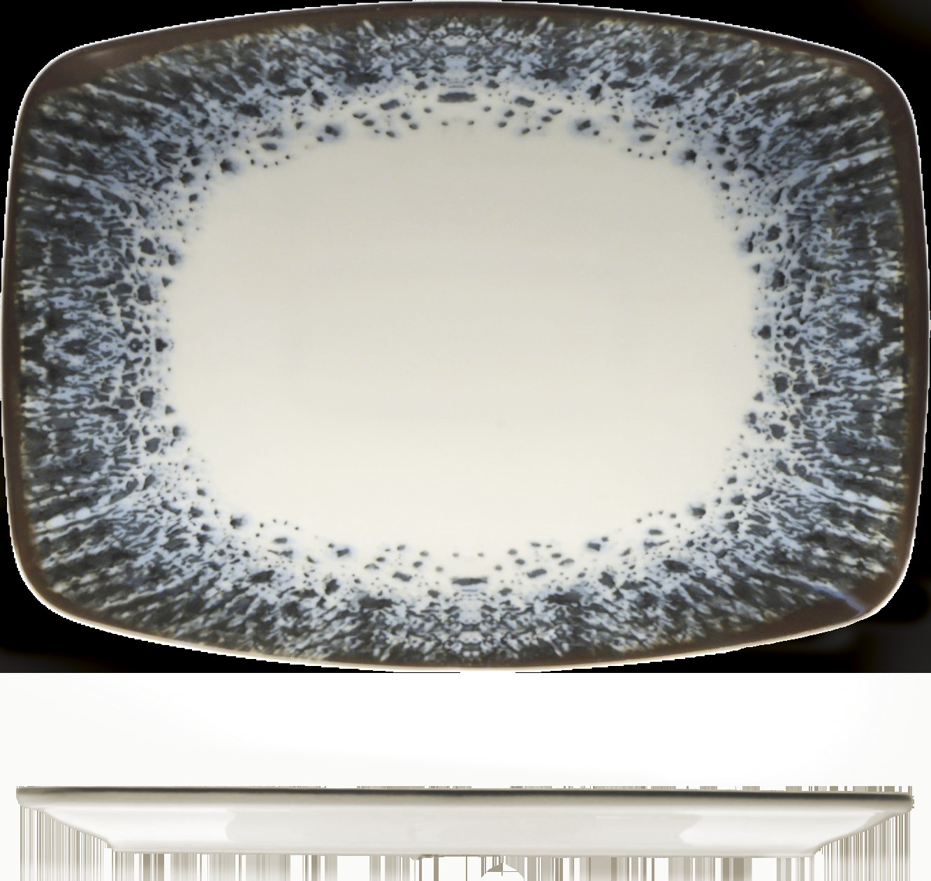 Porland Regen Rect Coupe Platter -328X237mm Ontario