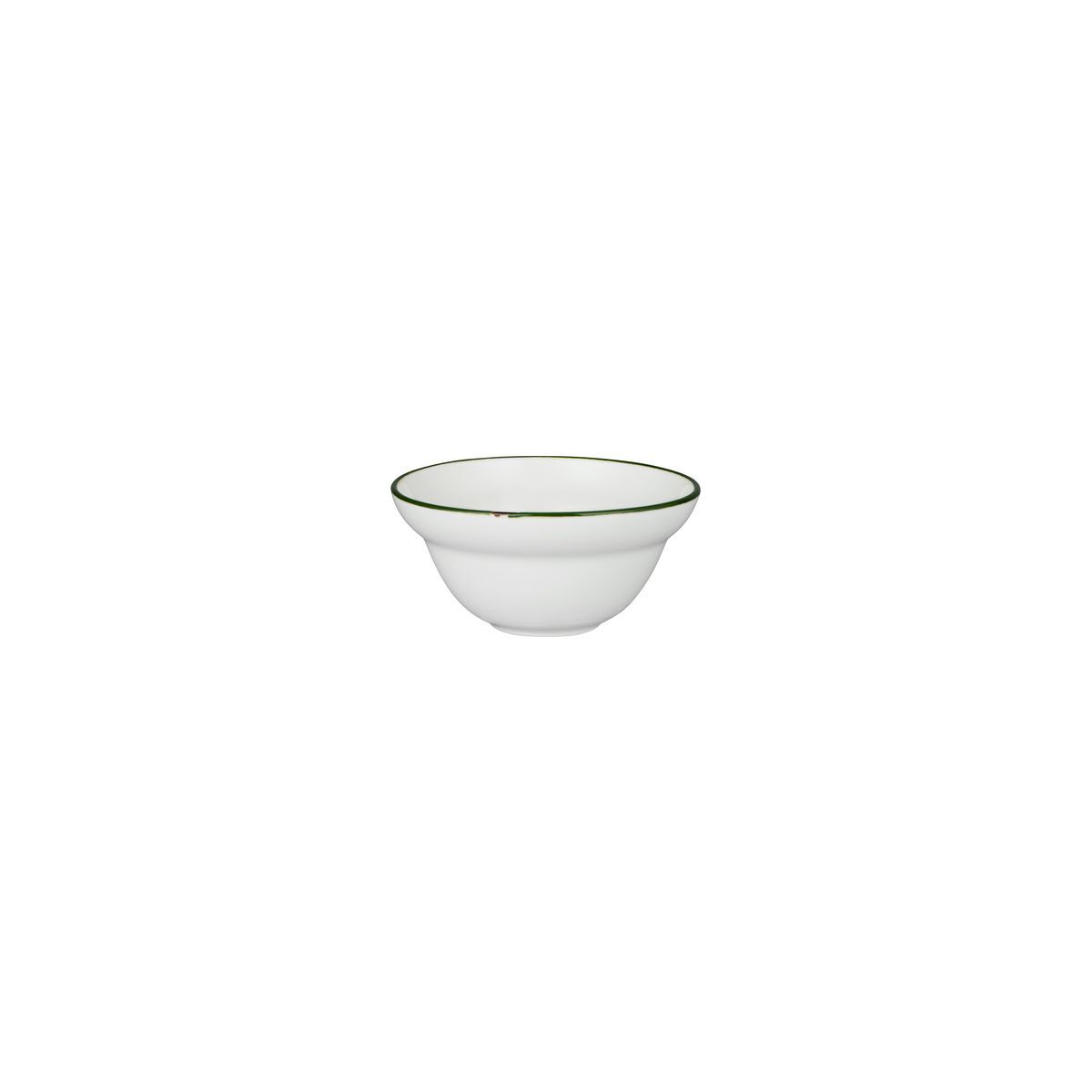 Luzerne Tintin Round Bowl 120mm Ø | 140mL White W/Green Line