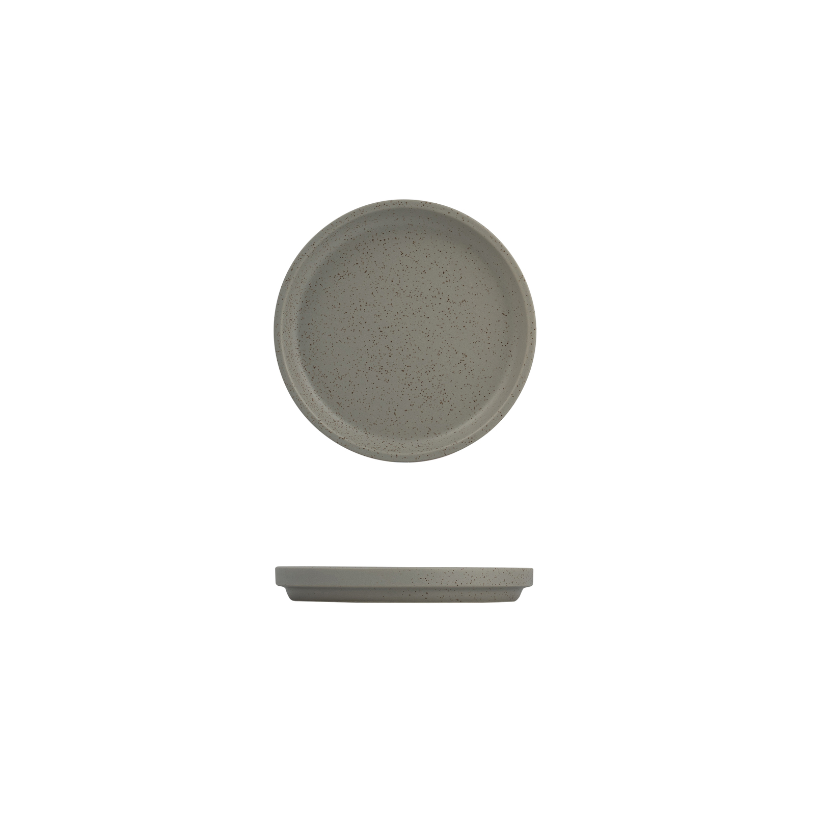 Luzerne Dune Stackable Round Plate 160mm Ø Ash