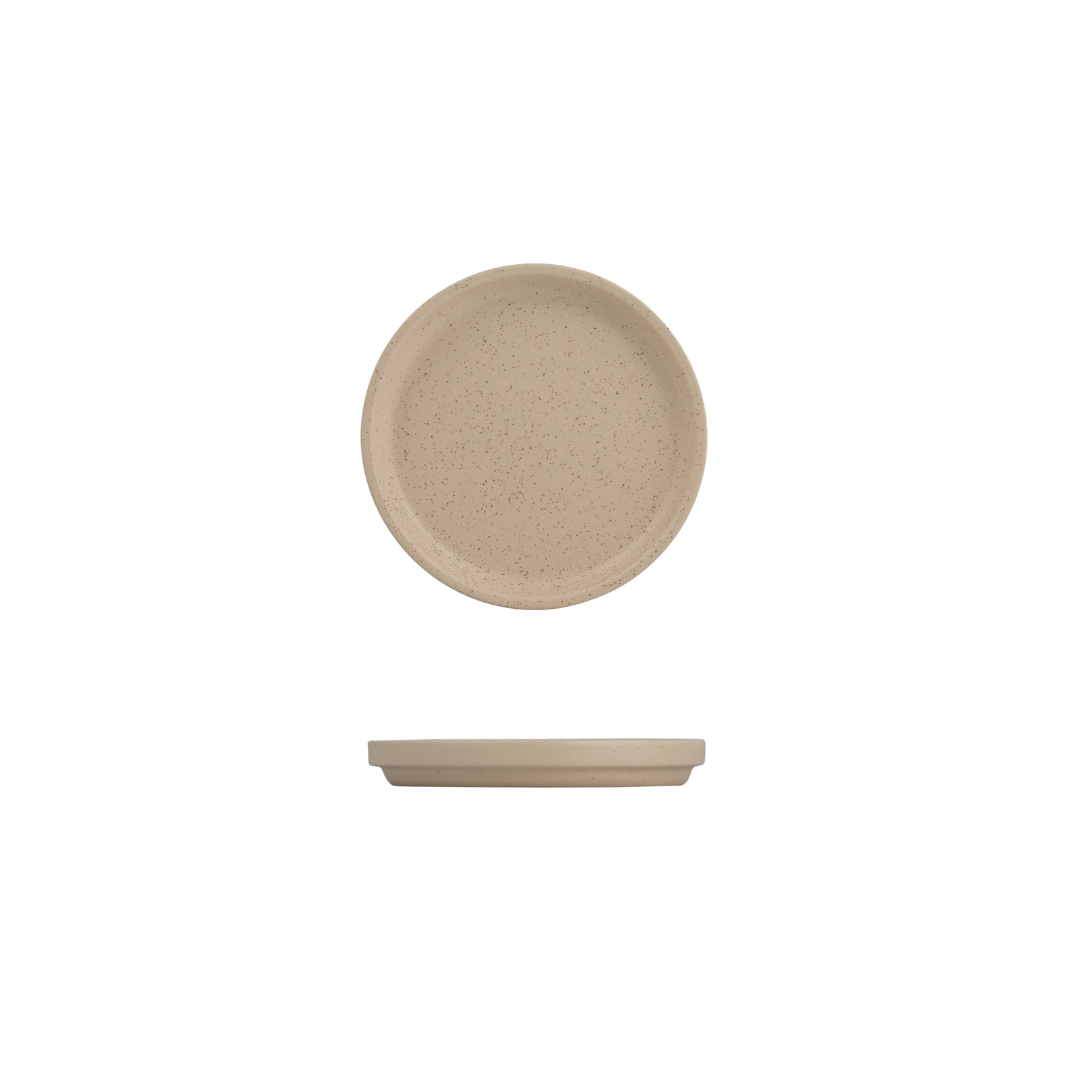 Luzerne Dune Stackable Round Plate 160mm Ø Clay