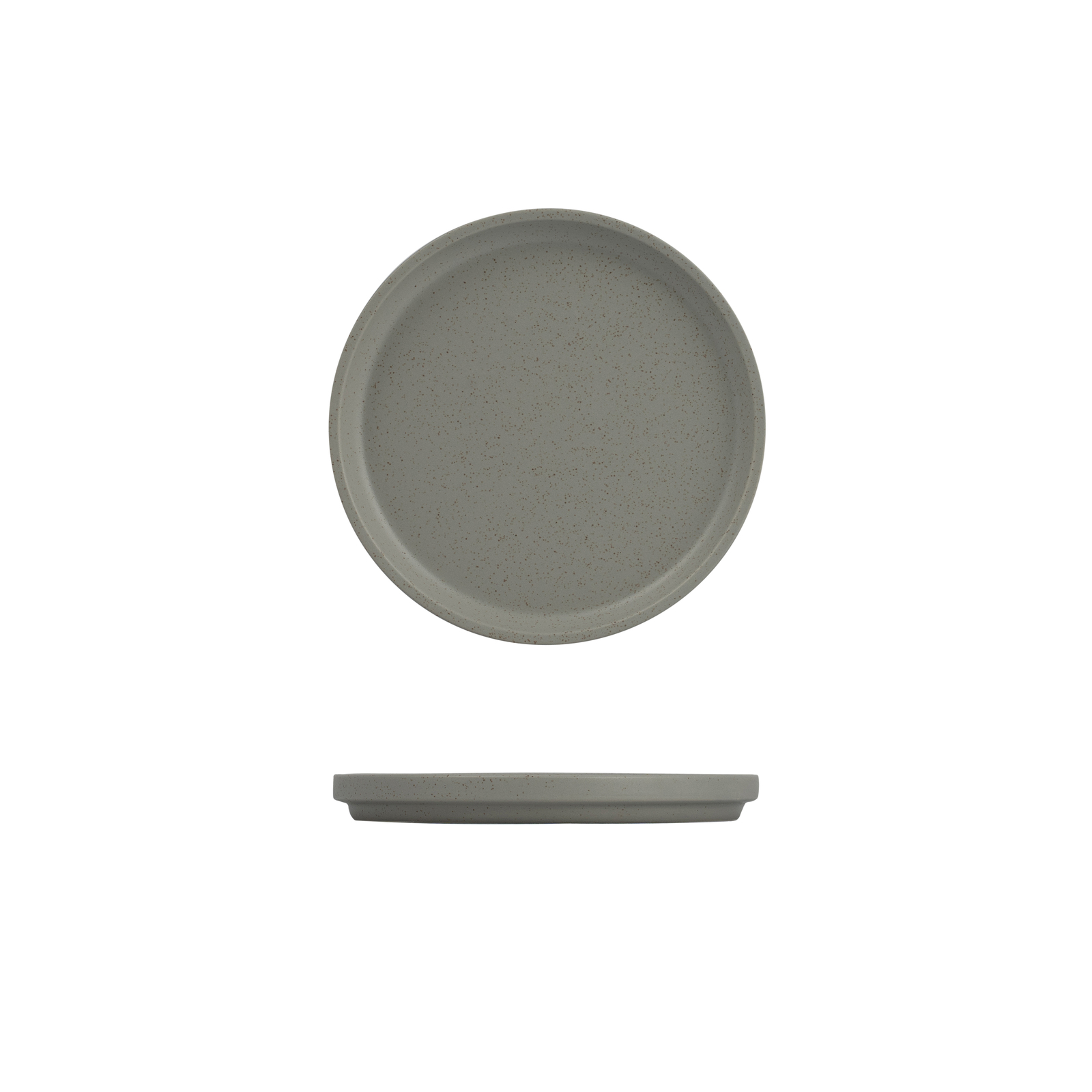 Luzerne Dune Stackable Round Plate 200mm Ø Ash