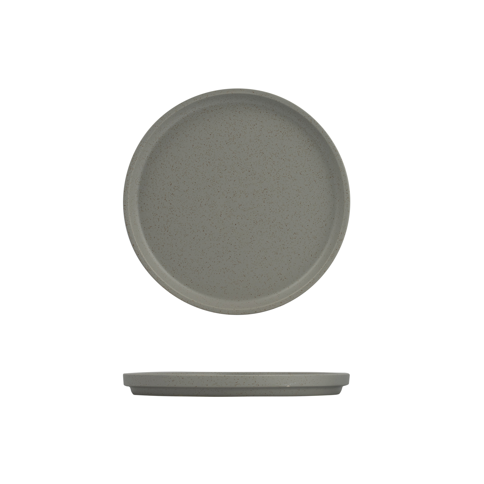 Luzerne Dune Stackable Round Plate 235mm Ø Ash