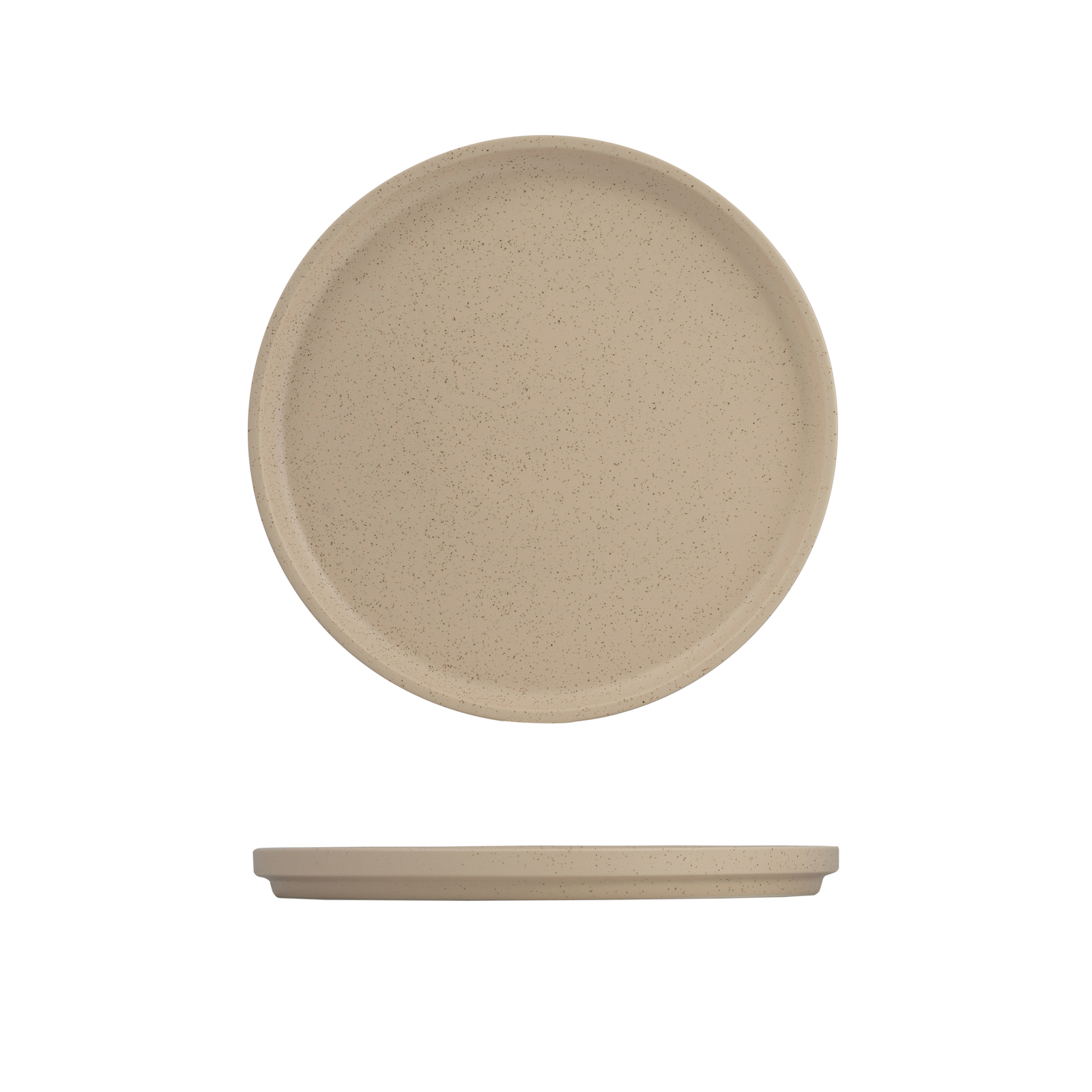 Luzerne Dune Stackable Round Plate 270mm Ø Clay