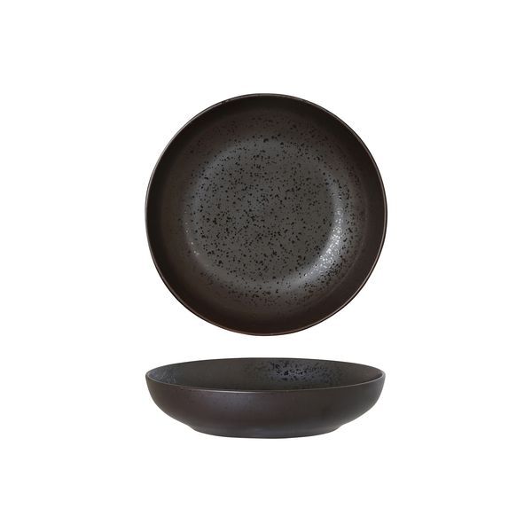 Luzerne Lava Round Share Bowl-180mm Ø | 620mL Matt Black