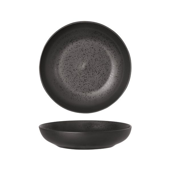 Luzerne Lava Round Share Bowl-230mm Ø | 1220mL Matt Black