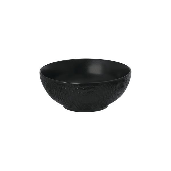 Luzerne Linen Round Bowl-160mm Ø | 750mL Matt Black