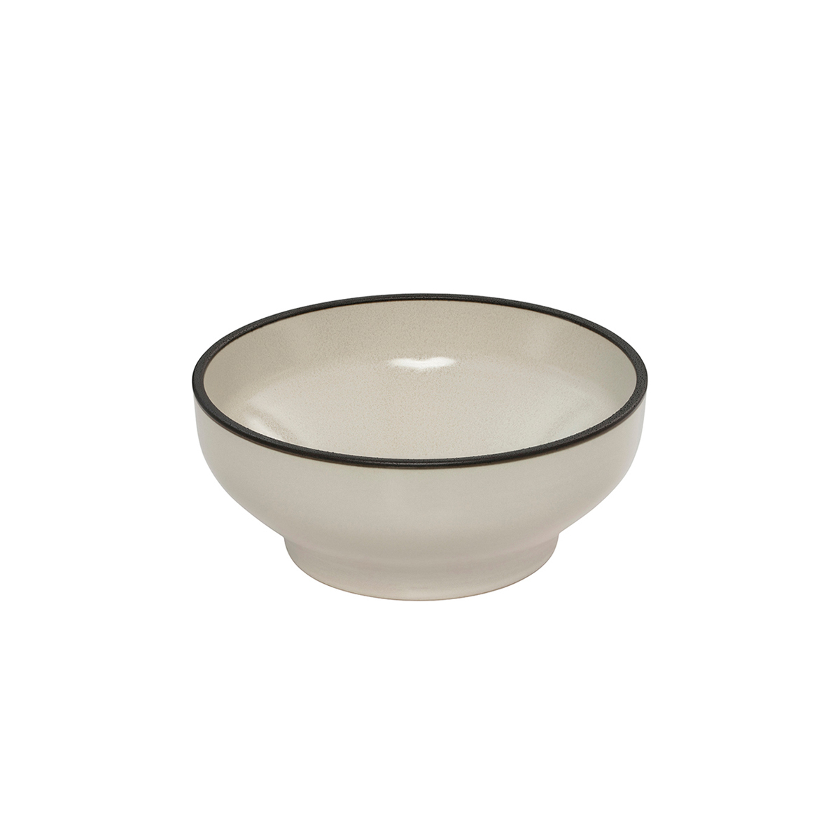 Luzerne Mod Round Bowl - 160mm Ø | 68mm H | 630mL Dusted White