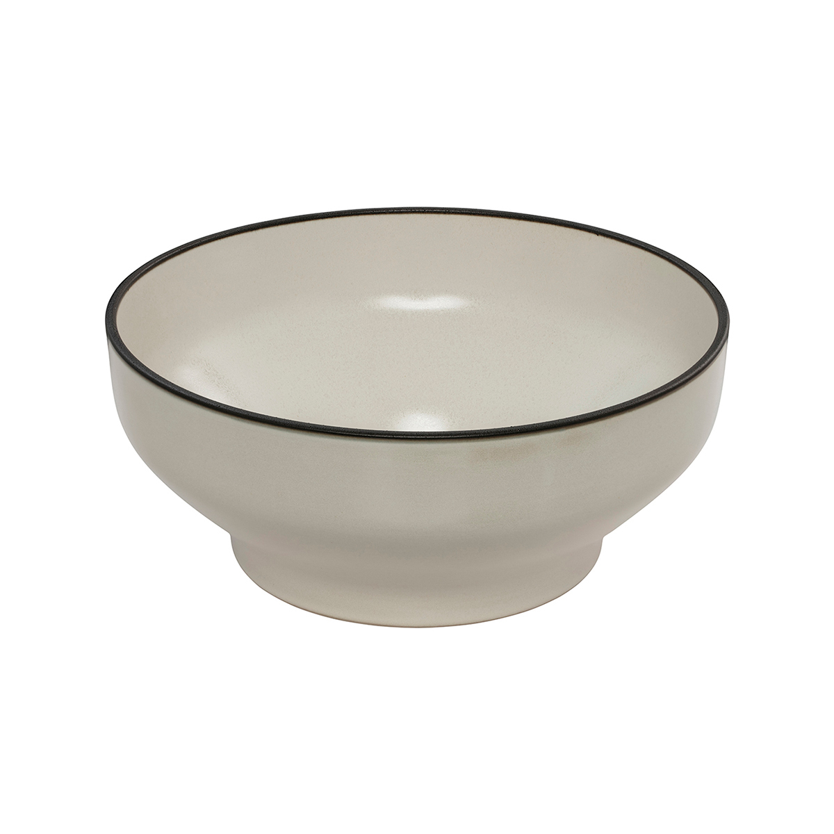 Luzerne Mod Round Bowl - 212mm Ø | 91mm H | 1577mL Dusted White