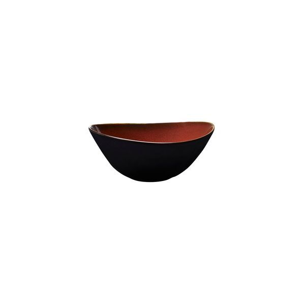 Luzerne Rustic Oval Bowl-155X145mm | 69mm H | 420mL Crimson