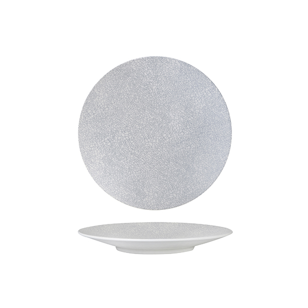 Luzerne Zen Round Coupe Plate-205mm Ø Grey Web