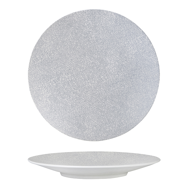 Luzerne Zen Round Coupe Plate-310mm Ø Grey Web