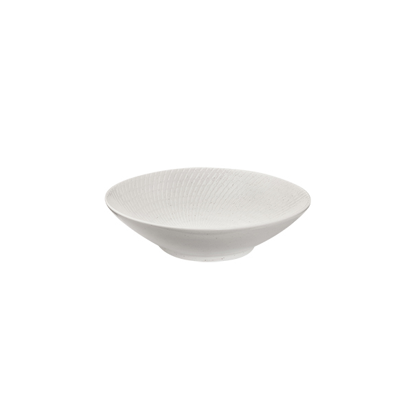 Luzerne Zen Round Bowl-210mm Ø | 59mm H | 860mL White Swirl