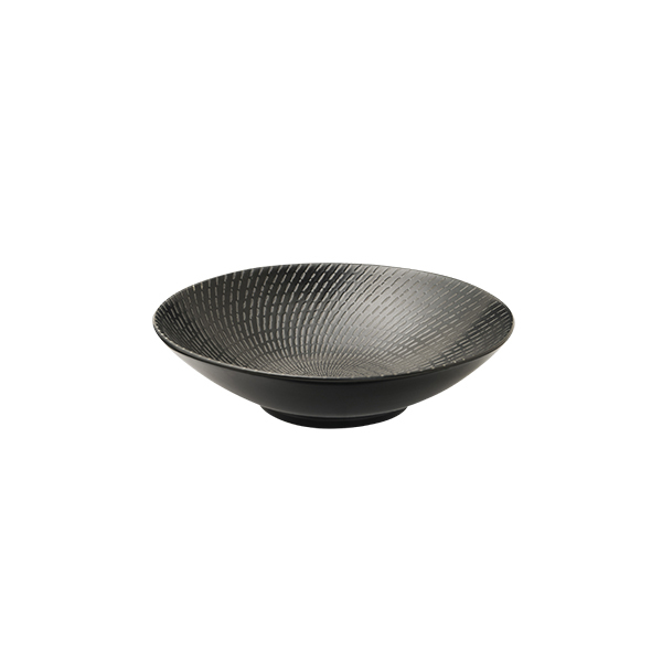 Luzerne Zen Round Bowl-240mm Ø | 67mm H | 1200mL Black Swirl