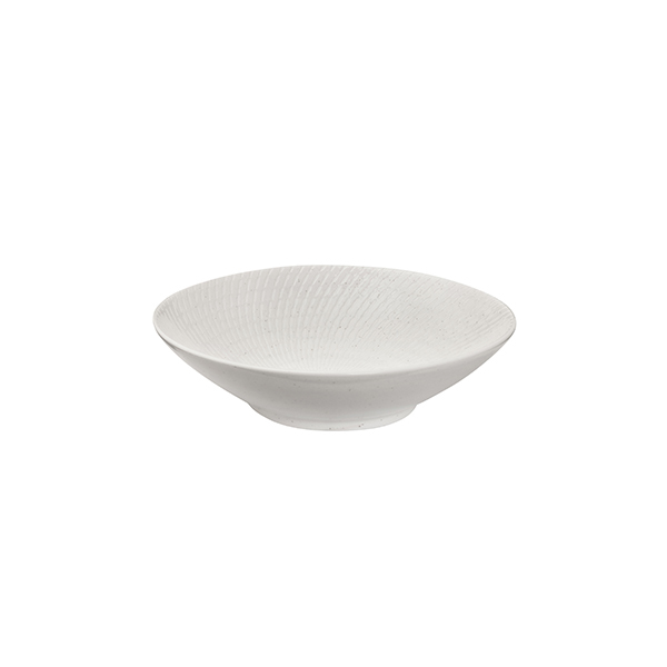 Luzerne Zen Round Bowl-240mm Ø | 67mm H | 1200mL White Swirl