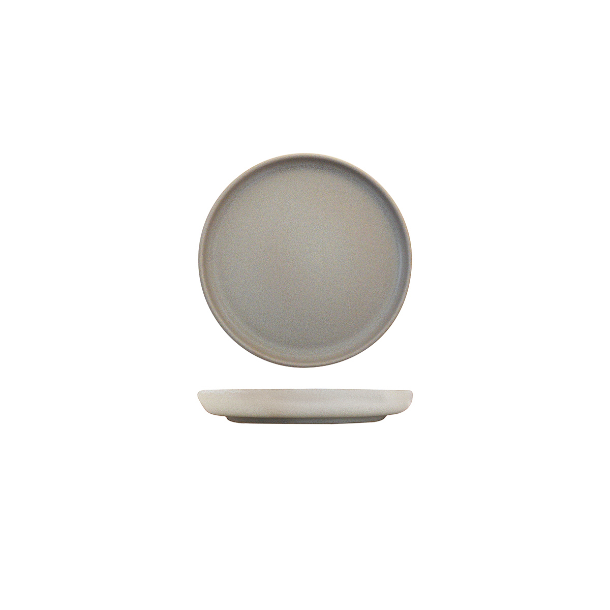 Eclipse Uno Round Plate - 175mm Ø Light Grey