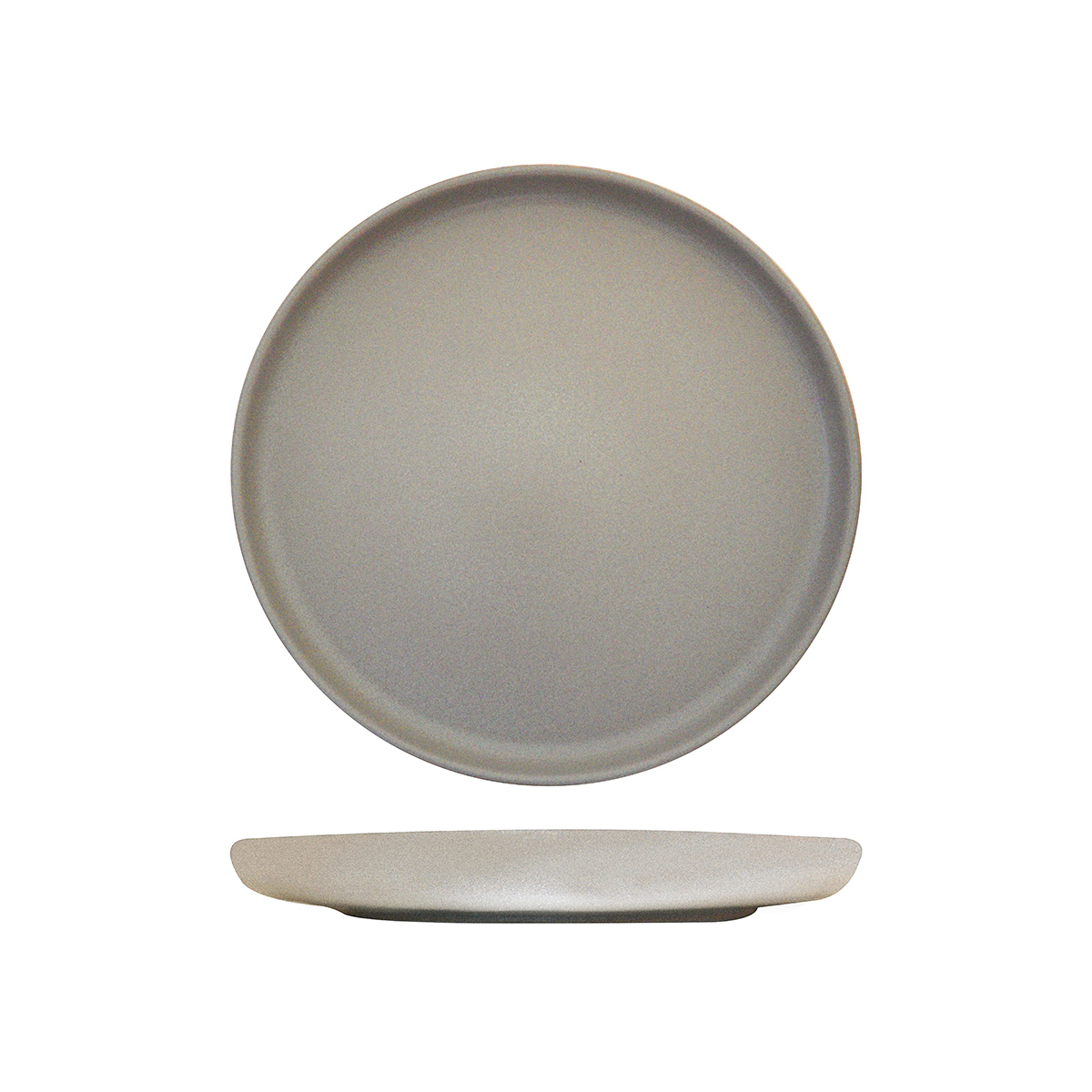 Eclipse Uno Round Plate - 280mm Ø Light Grey