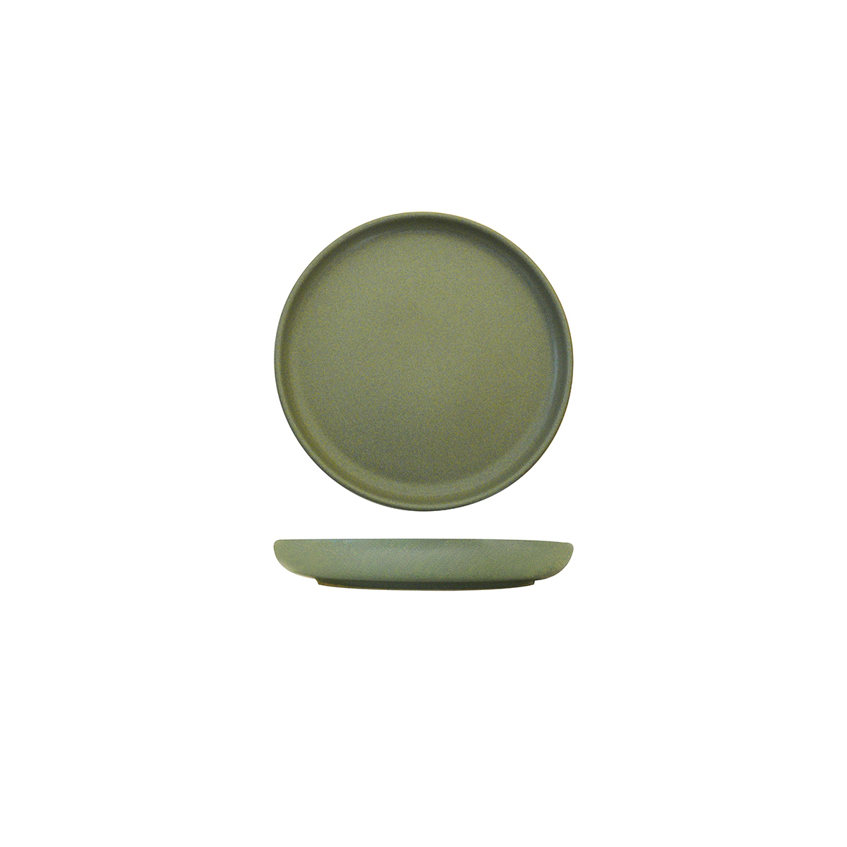 Eclipse Uno Round Plate - 175mm Ø Green