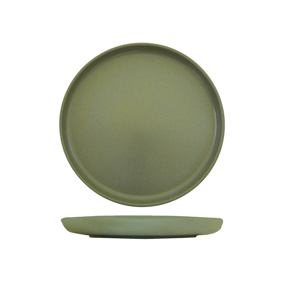 Eclipse Uno Round Plate - 280mm Ø Green