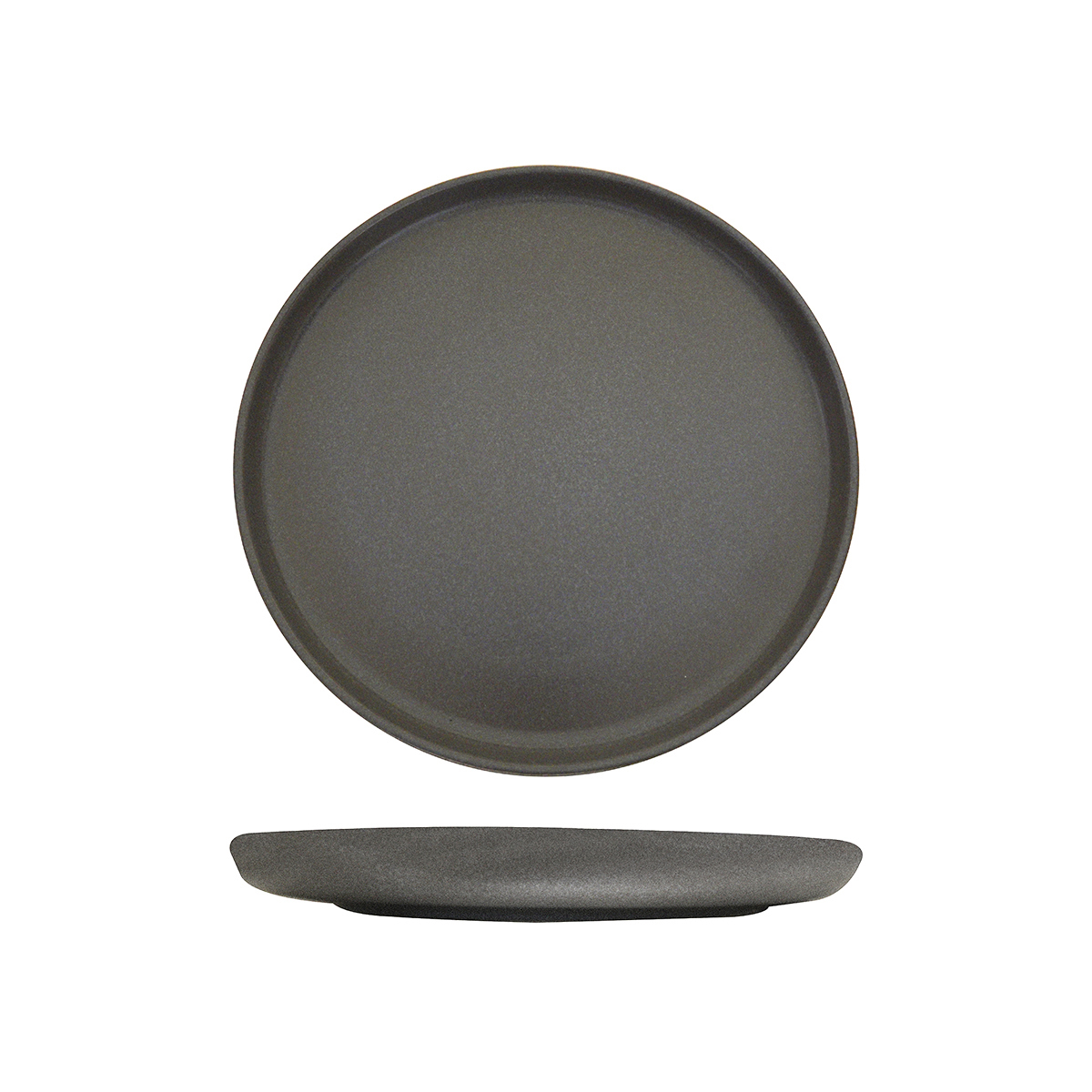 Eclipse Uno Round Plate - 280mm Ø Dark Grey