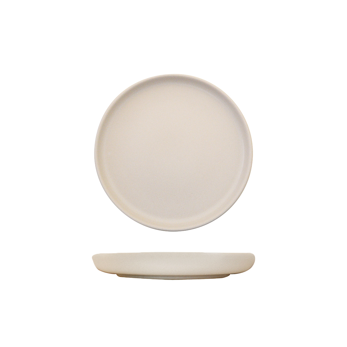 Eclipse Uno Round Plate - 220mm Ø Cream