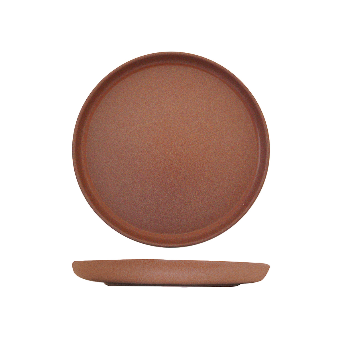 Eclipse Uno Round Plate - 280mm Ø Brown