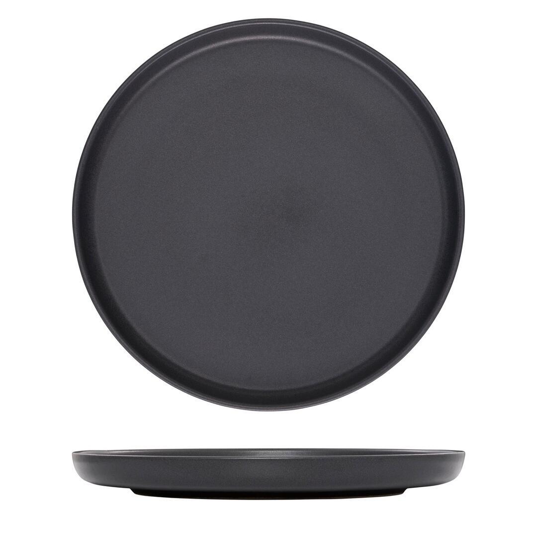 Eclipse Uno Round Plate - 280mm Ø Black