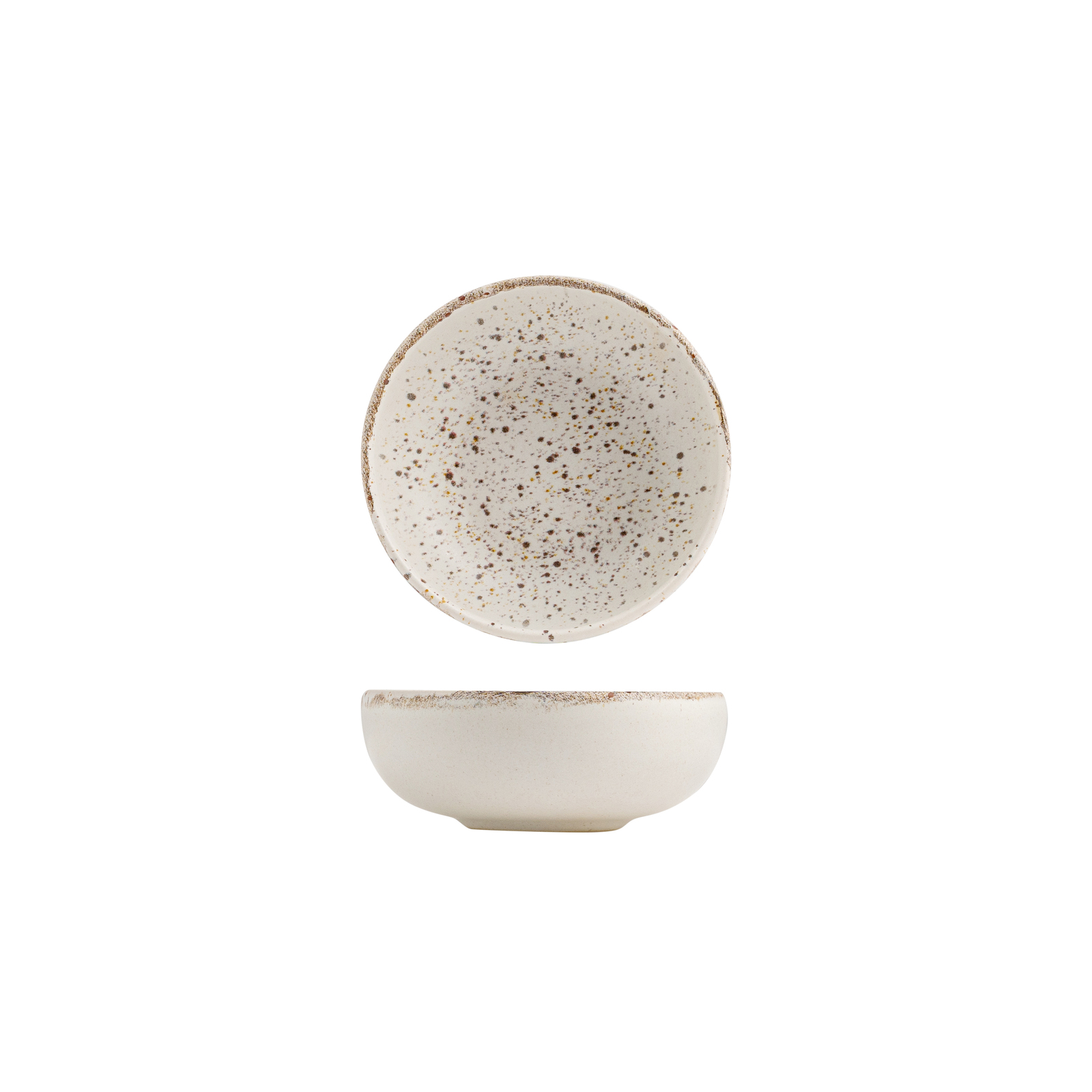 Eclipse Duo Round Bowl - 125mm Ø Pebble