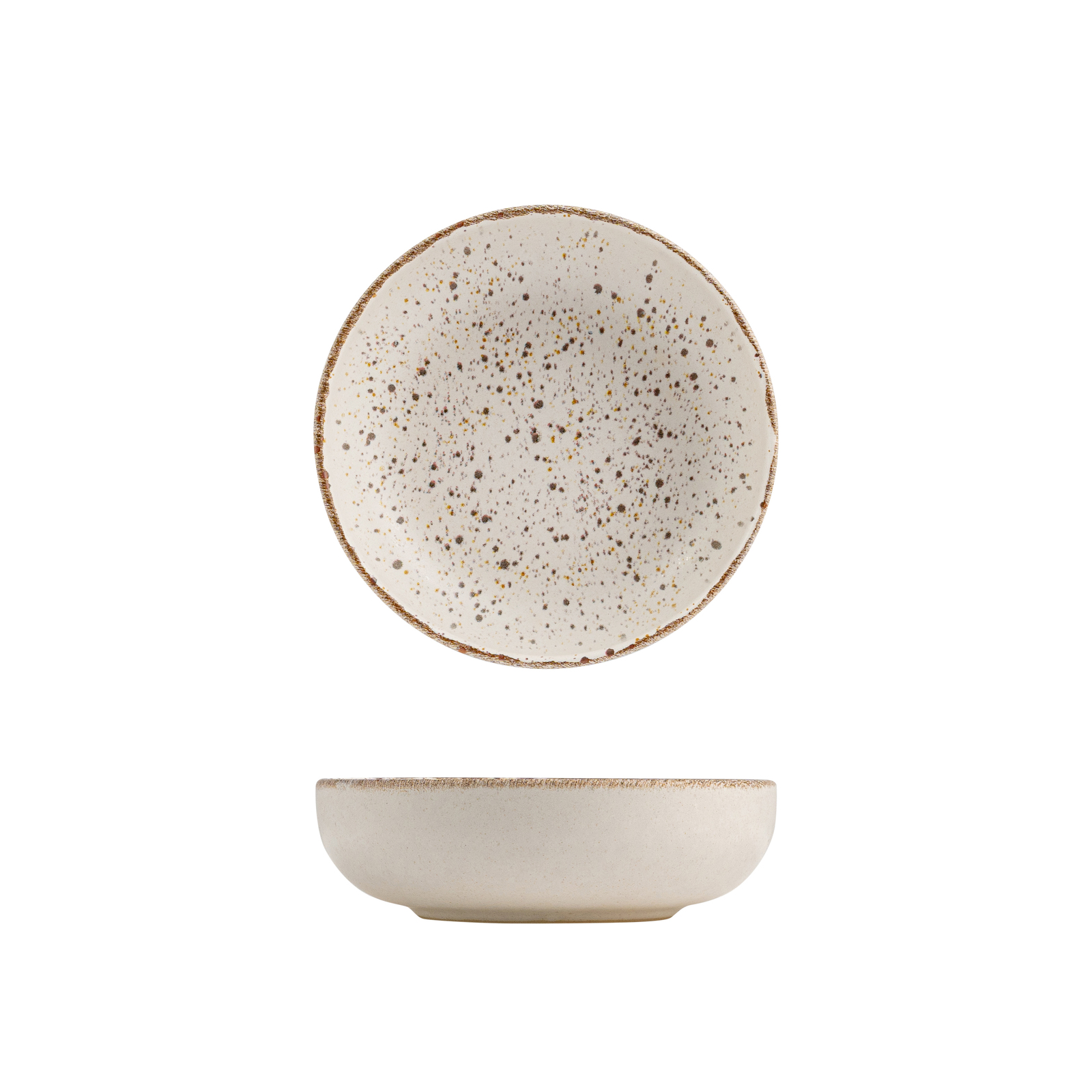 Eclipse Duo Round Bowl - 160mm Ø Pebble