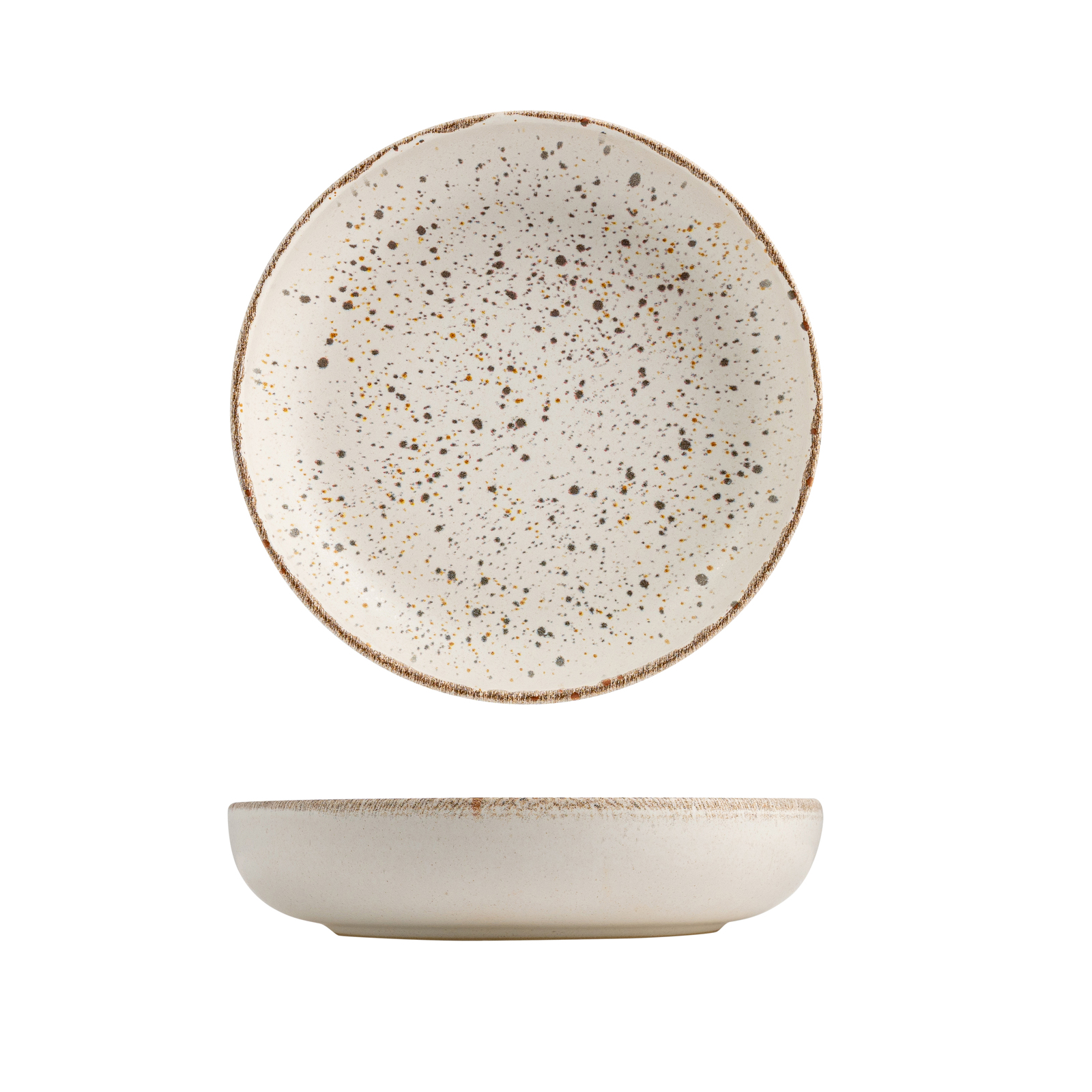 Eclipse Duo Round Bowl - 220mm Ø Pebble