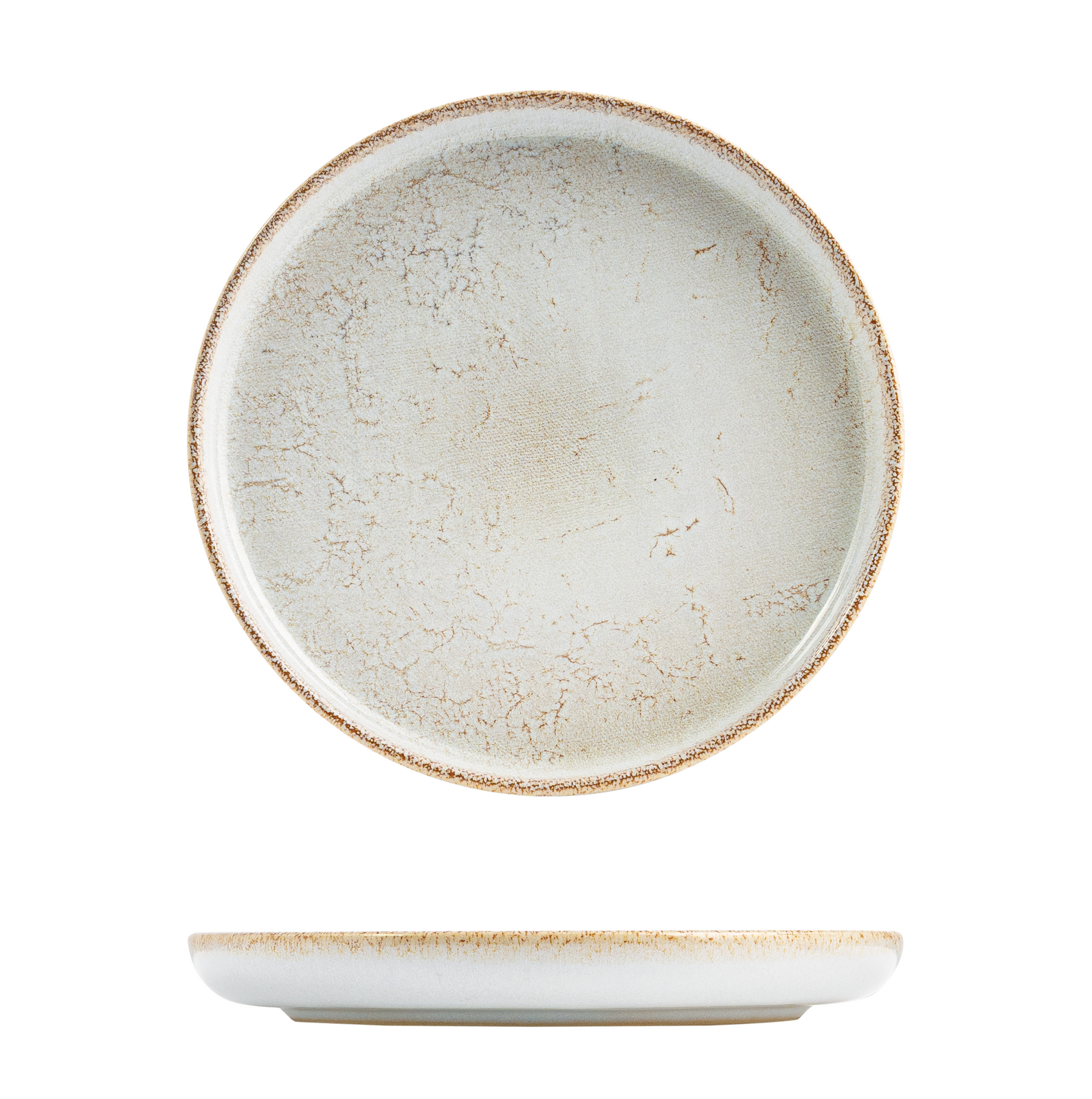 Eclipse Duo Round Bowl - 220mm Ø Limestone