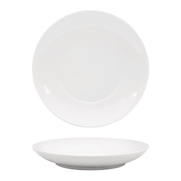 Ryner Tableware Round Coupe Bowl Plate-300mm Ø White