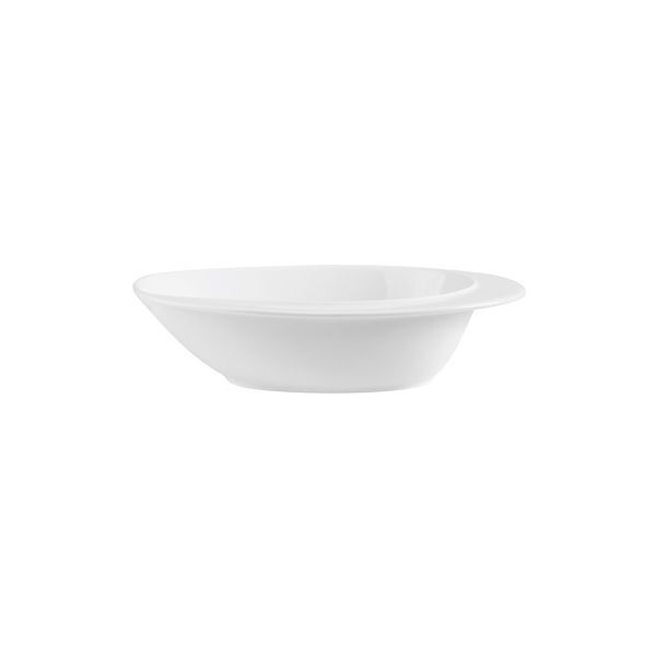 Ryner Tableware Handled Oval Bowl-250mm Ø White