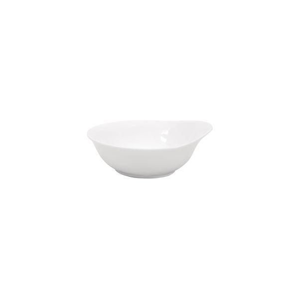 Ryner Tableware Round Bowl W/Handle-165mm Ø White