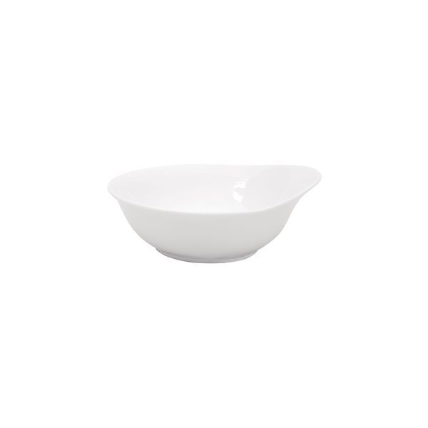 Ryner Tableware Round Bowl W/Handle-210mm Ø White