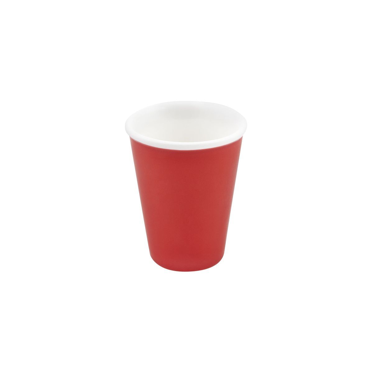 Bevande Forma Latte Cup-200mL Rosso