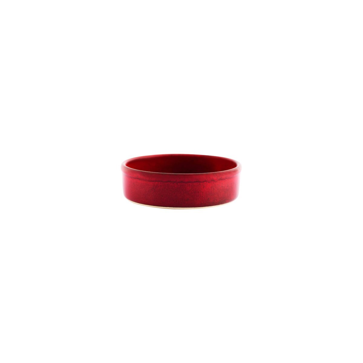 Tablekraft Artistica Round Tapas Dish 120x30mm Reactive Red