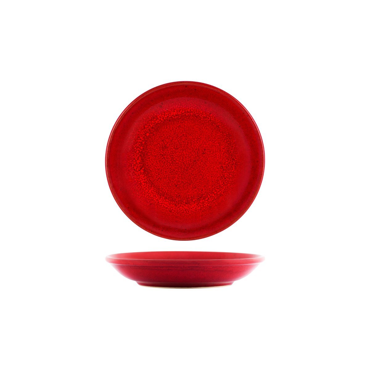 Tablekraft Artistica Round Coupe Plate 210x30mm Reactive Red