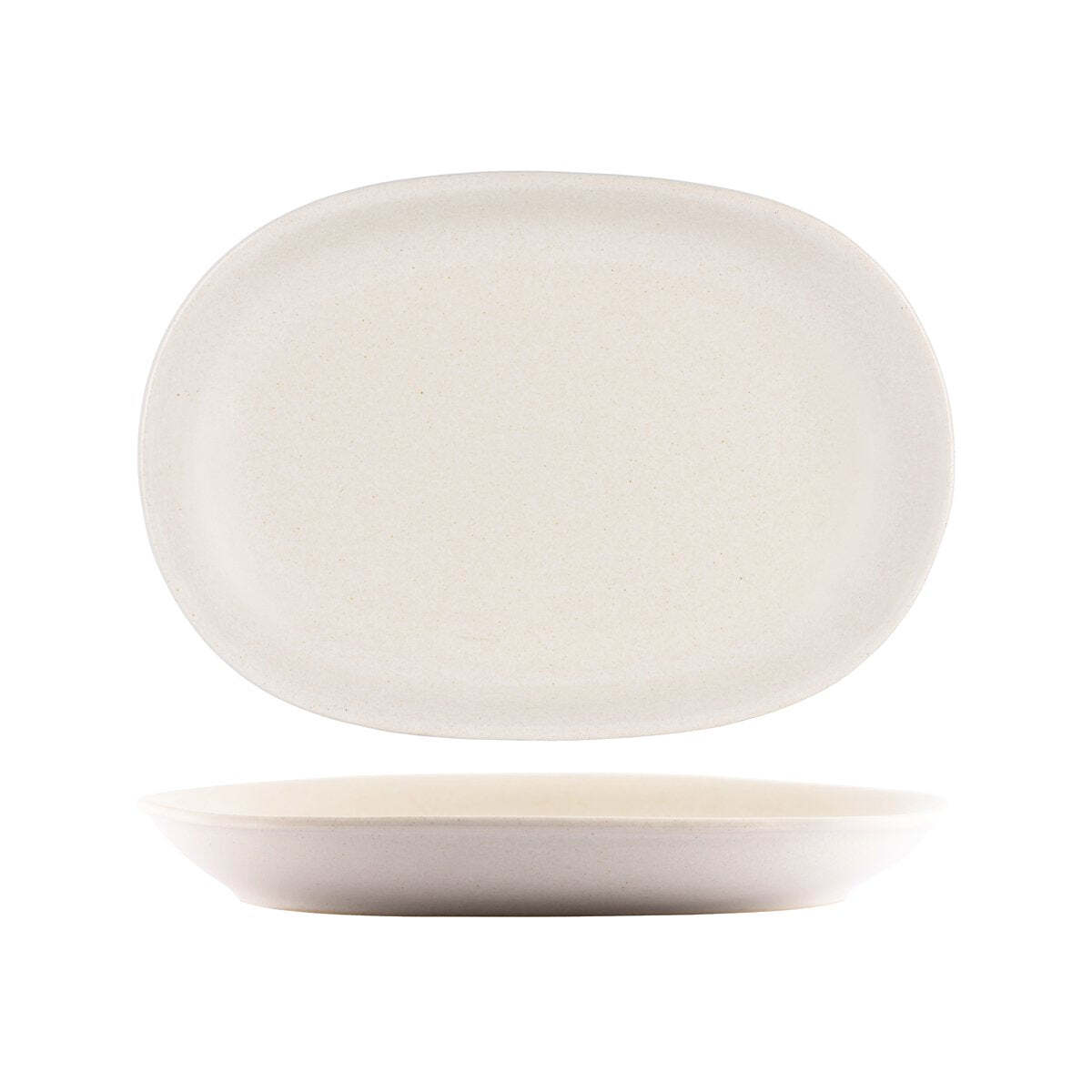 Tablekraft Artistica Oval Coupe Platter 305x210mm Sand