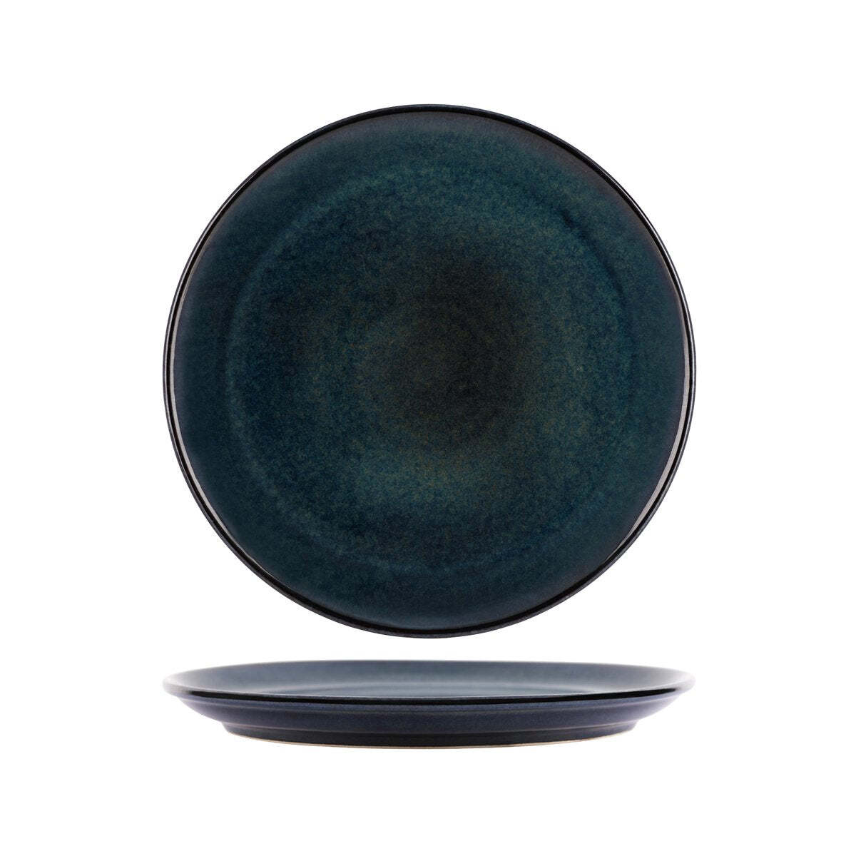 Tablekraft Artistica Round Plate R/Edge 270mm Midnight Blue