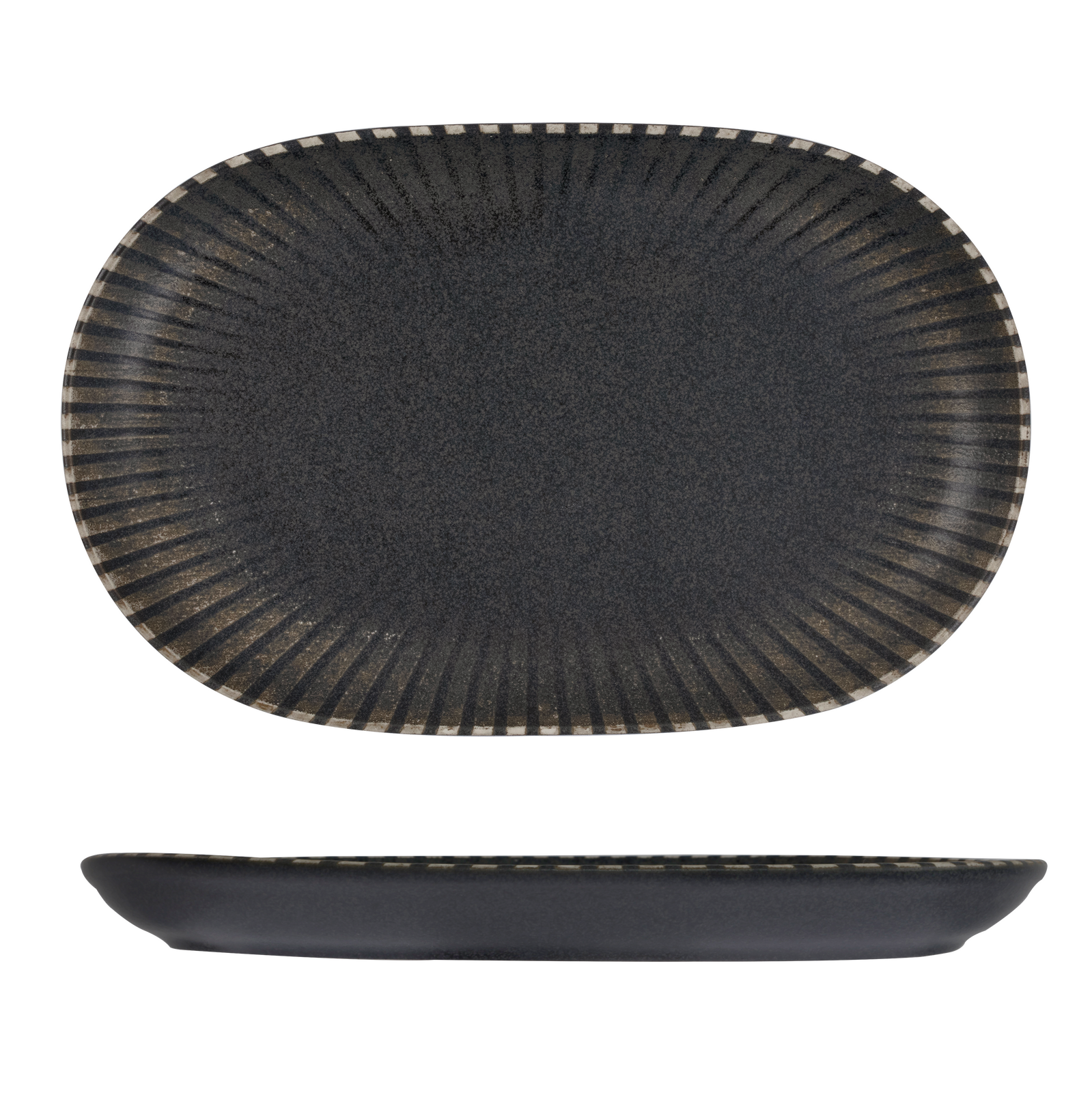 ID Fine Reckless Oval Platter- Coupe, 370X240mm 