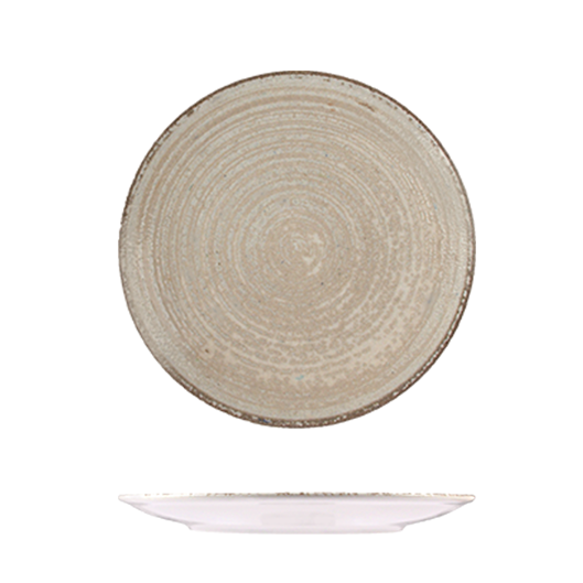 ID Fine Mocha Round Plate - Coupe, 230mm Ø 