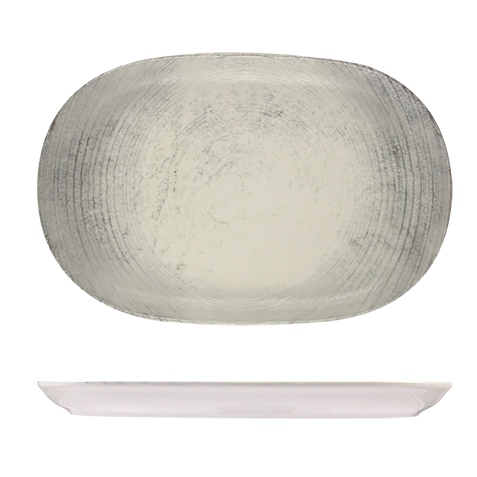 ID Fine Fume Oval Platter - 370mm X 240mm 