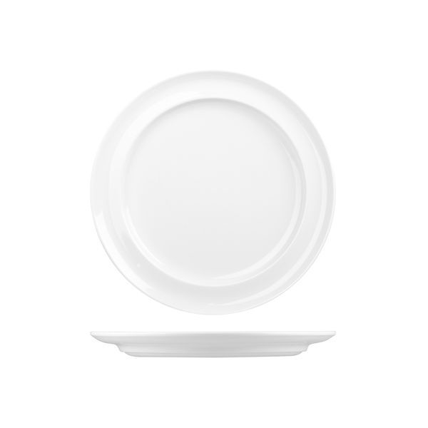 Art De Cuisine Future Care Round Flat Base Plate-255mm Ø White