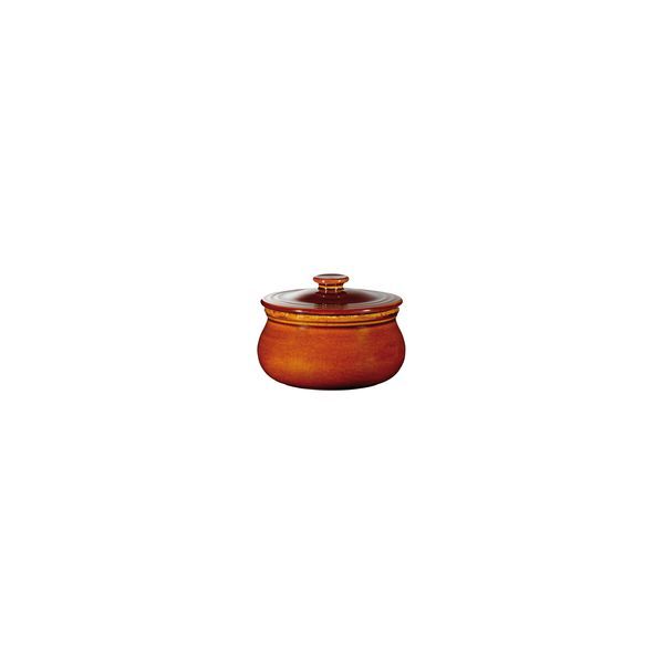 Art De Cuisine Rustics Mini Casserole W/Cover-227mL Brown